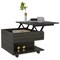Tuhome Luanda Lift Top Coffee Table, Casters, One Shelf, Espresso, 19.6 L x 21.6 in W x 15.3 H MLC5015 - alternate 3
